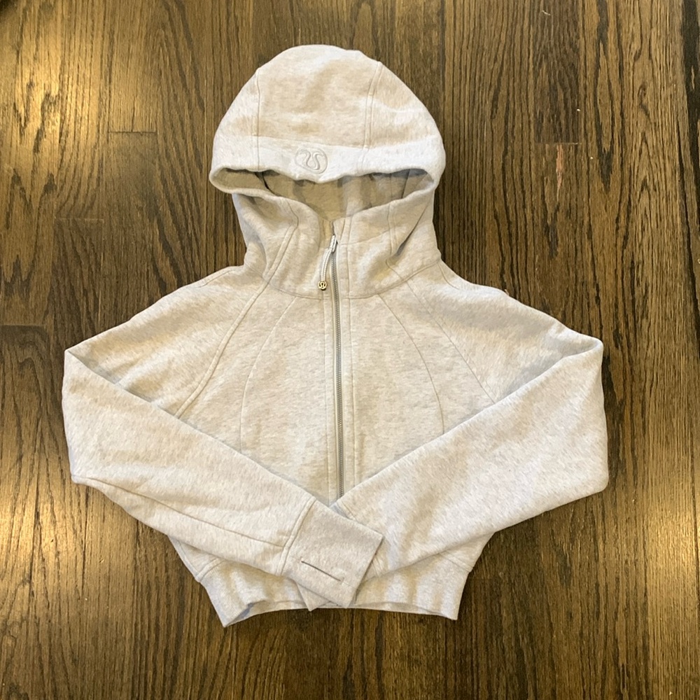 lululemon athletica Gray Zip-Up Hoodie